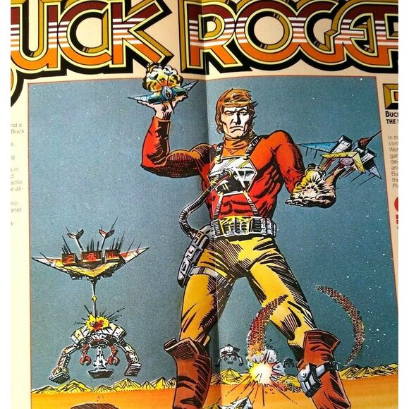 Buck Rogers Planet Of Zoom Arcade Flyer Original 1982 Video Game Brochure Promo - Picture 1 of 10